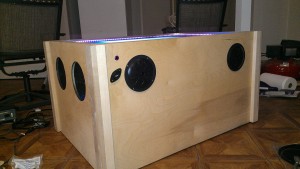 Side View of Speakers